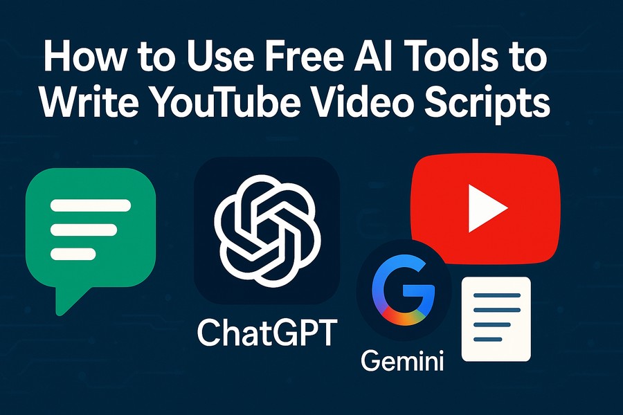 How to Use Free AI Tools to Write YouTube Video Scripts
